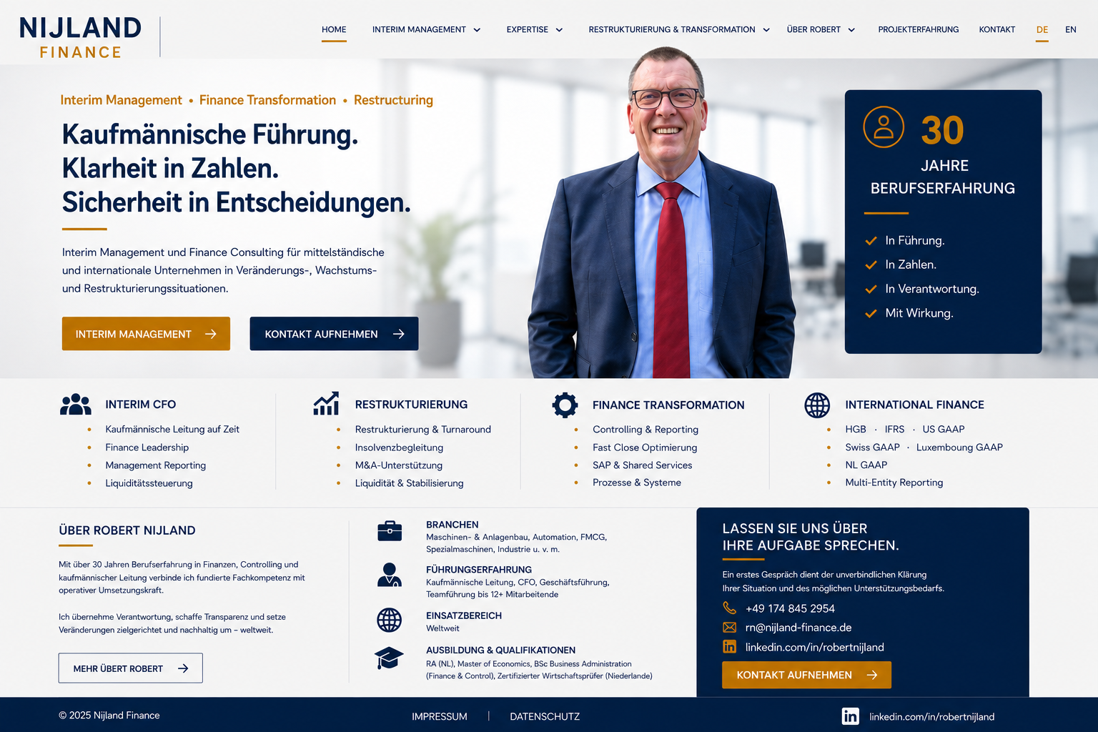 Nijland Finance Startseite